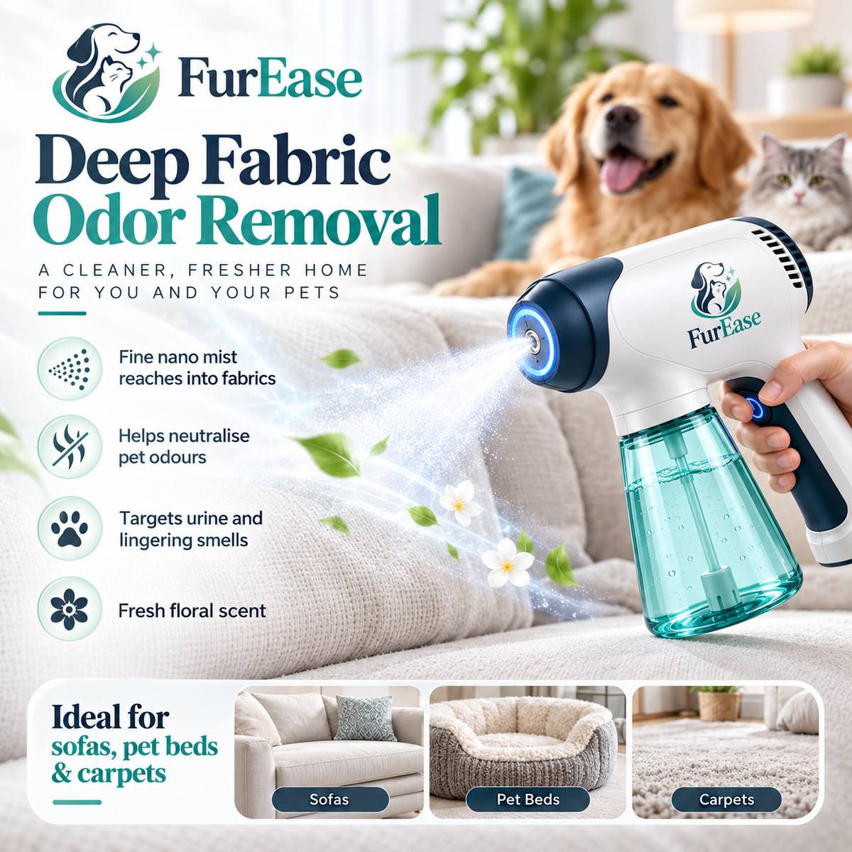 FurEase Pet Odor Gun™
